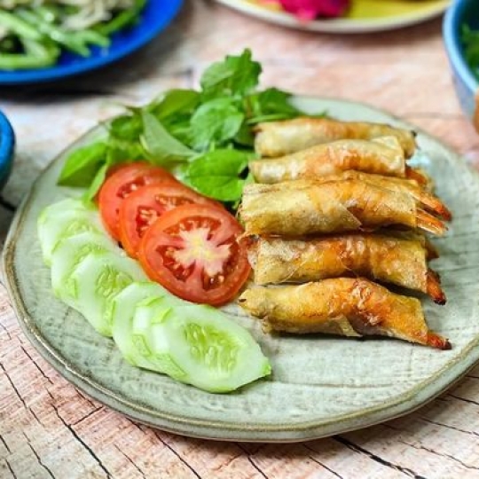Chả ram tôm đất